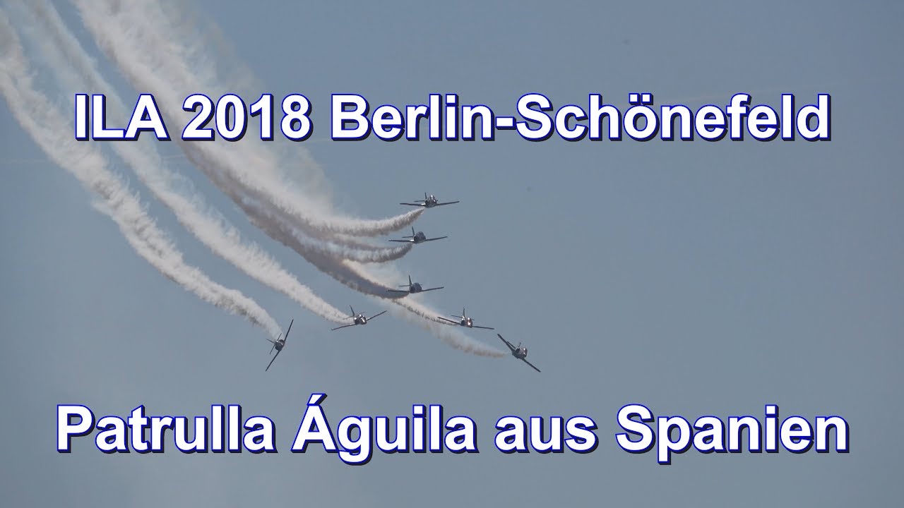 Patrulla Águila Kunstflug ILA Berlin 2018 4K