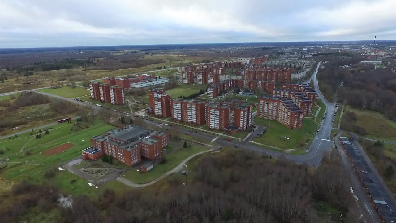 Sillam&auml;e drone video / Силламяэ видео с дрона 20.11.2016