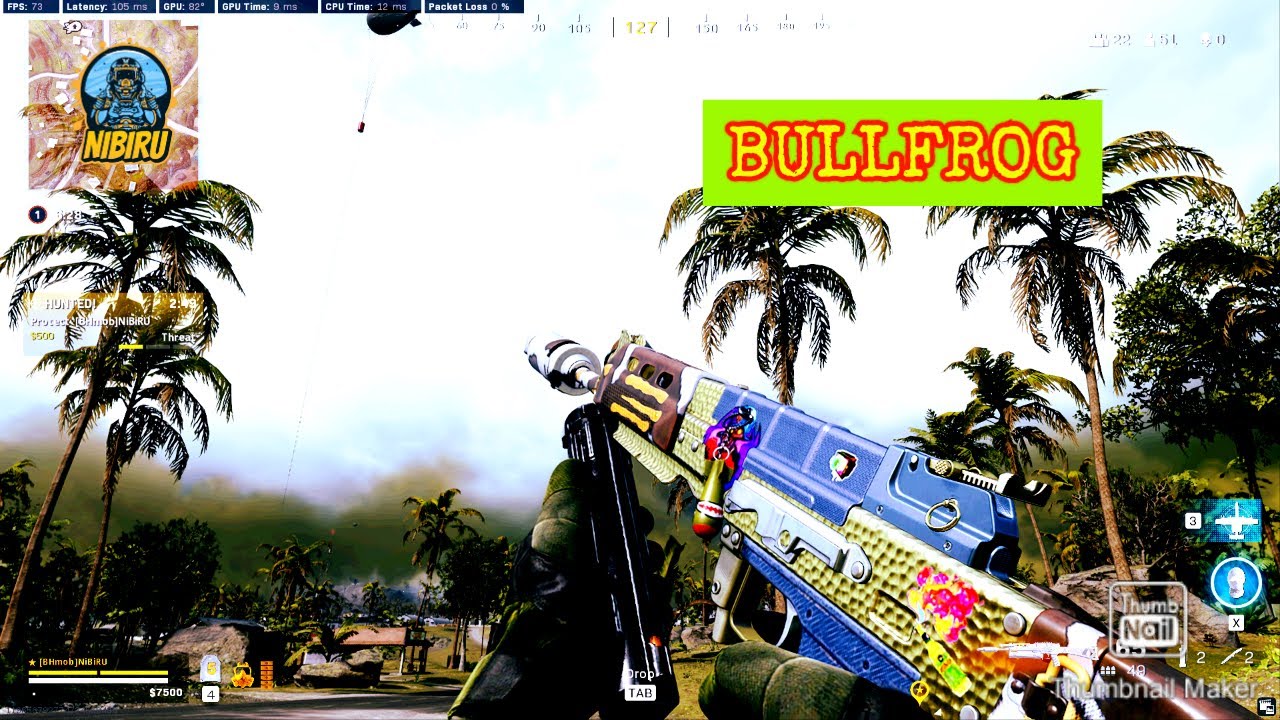 BULLFROG is back at action on Warzone pacific. (BULLFROG Best class setup on caldera and rebirth) 🎰