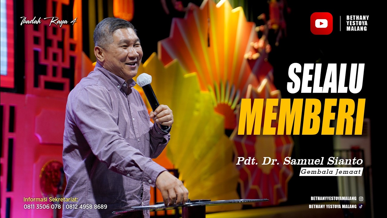 Selalu Memberi - Pdt. Dr. Samuel Sianto