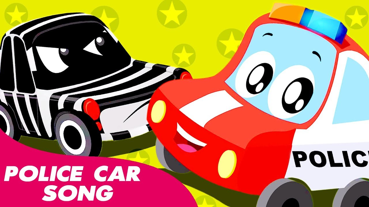 Police Car Song |  Little Red Car | Cartoon by Kids Channel