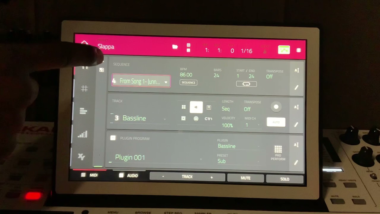 Tracking Beats with Apollo X8P and MPC X into Protools using the MioXL