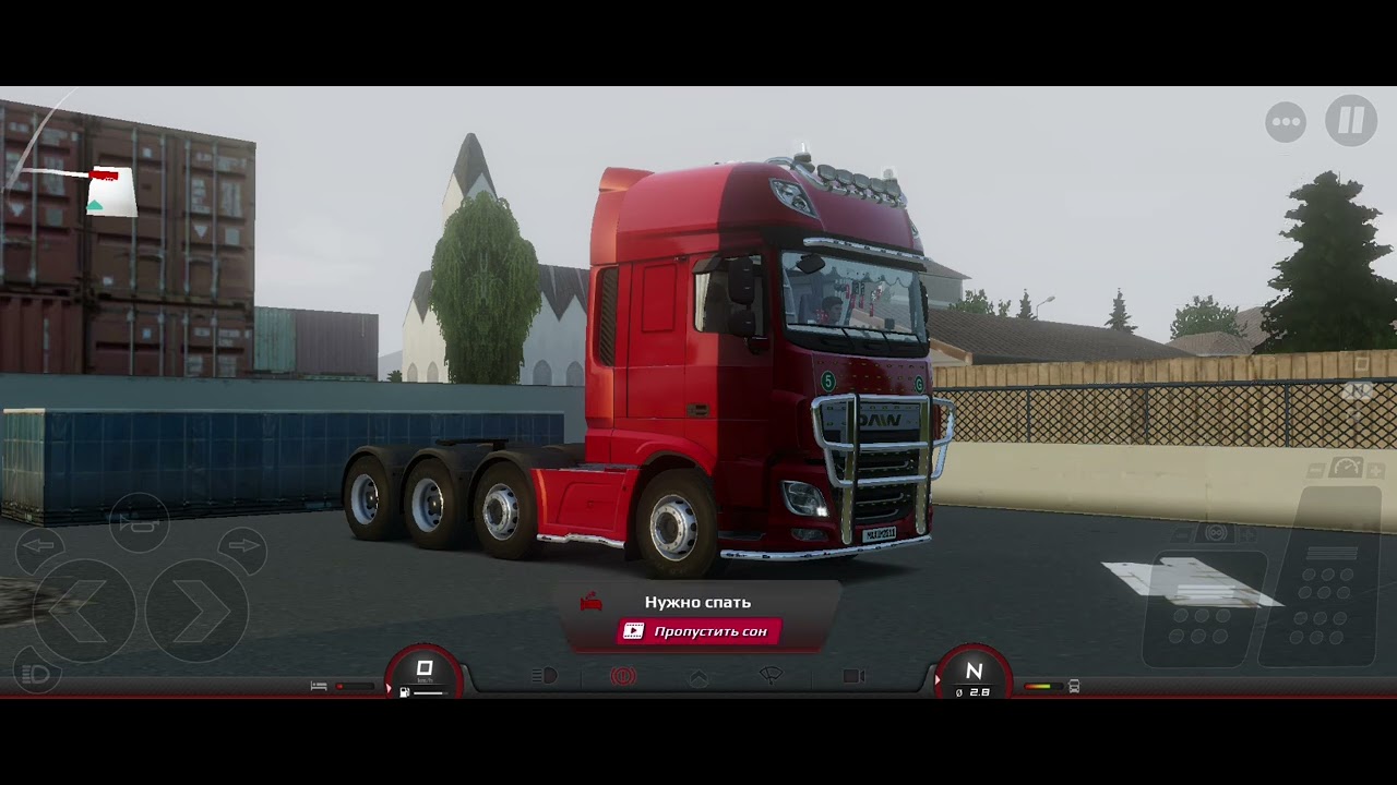 Сделал обзор на фуру в Truckers of Europe 3