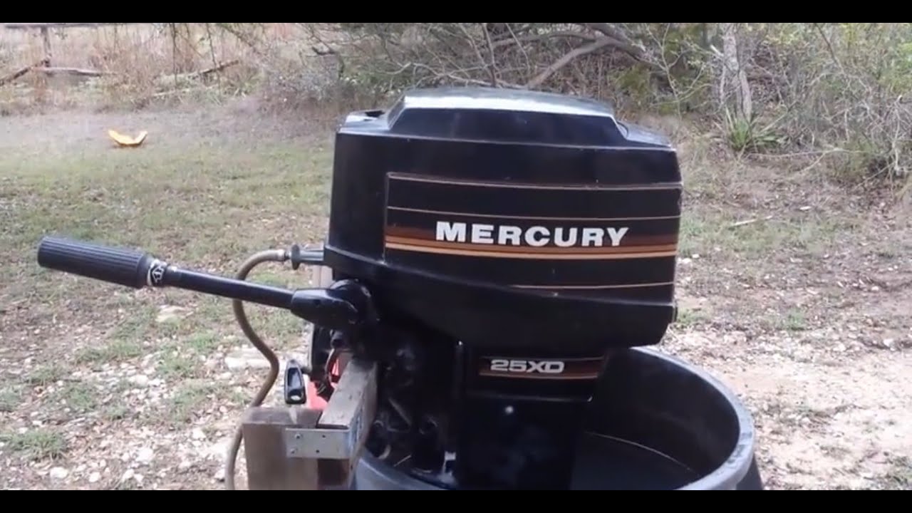 Mercury 25XD 25HP Outboard Motor Service Overview