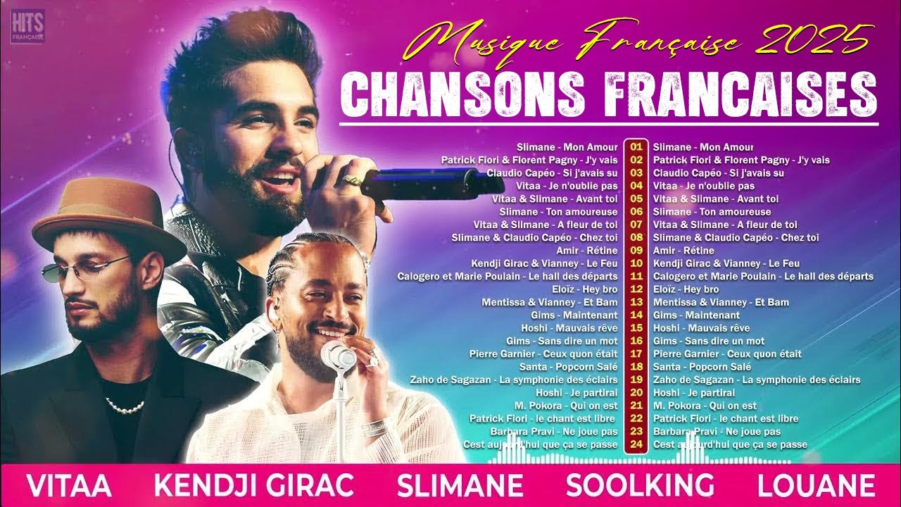 Chanson Française 2025 Nouveauté 🎶 Musiqque 2025: Kendji Girac, Vianney, Linh, Pierre Garnier