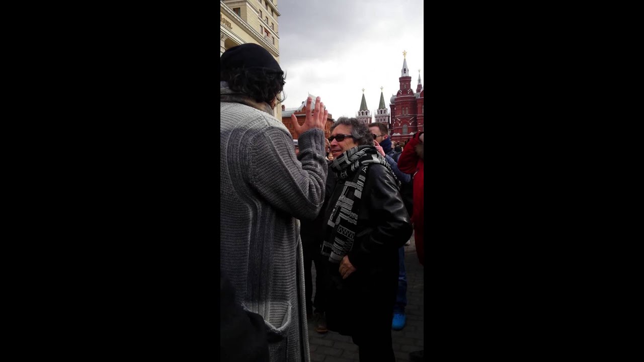 Встреча Ф.Киркорова с Ф.Драгоне на съемках флешмоба 21.03.2016