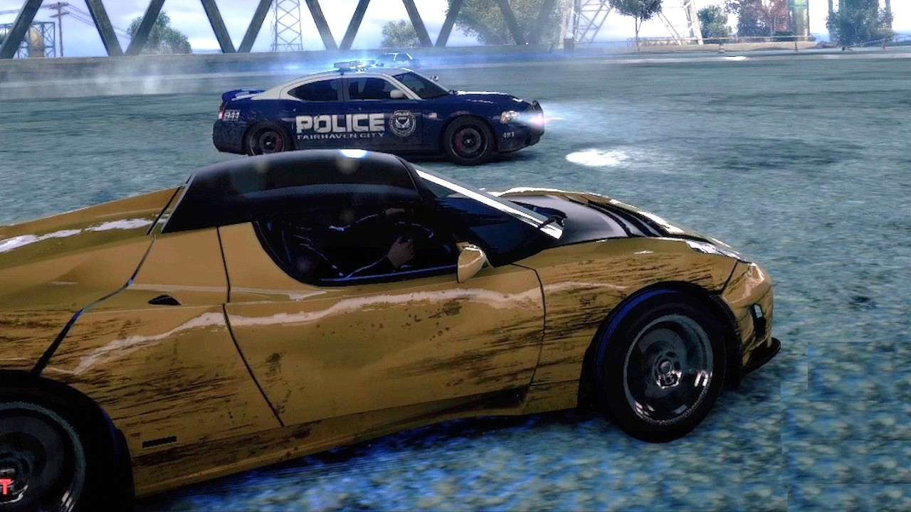 Need For Speed Most Wanted Tesla Roadster Sport High Speed  Police Chase
