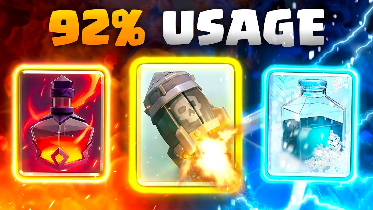 The Most Broken State of Every Spell in Clash Royale