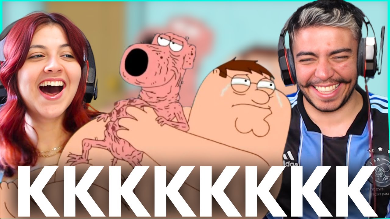 FAMILY GUY e suas CENAS ABSURDAS! KKKKKKKK | REACT