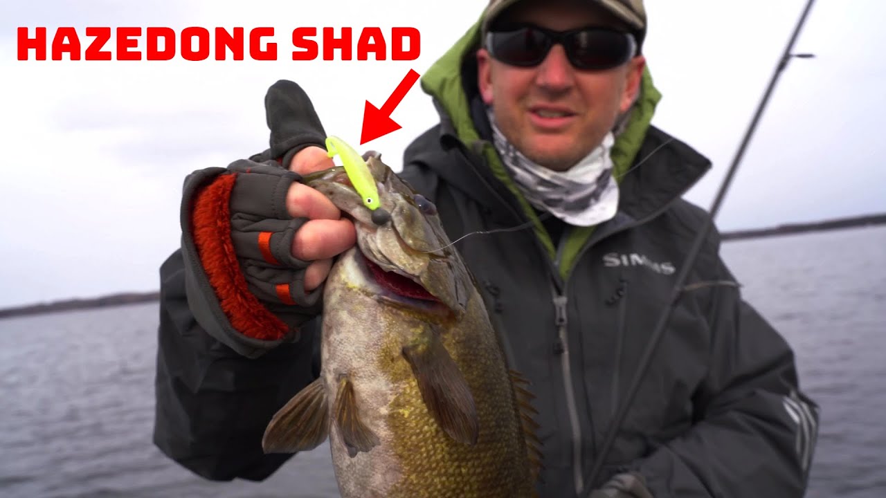 Fishing For Cold Water Big Smallmouth With The Megabass Hazedong Shad! (Day 2)