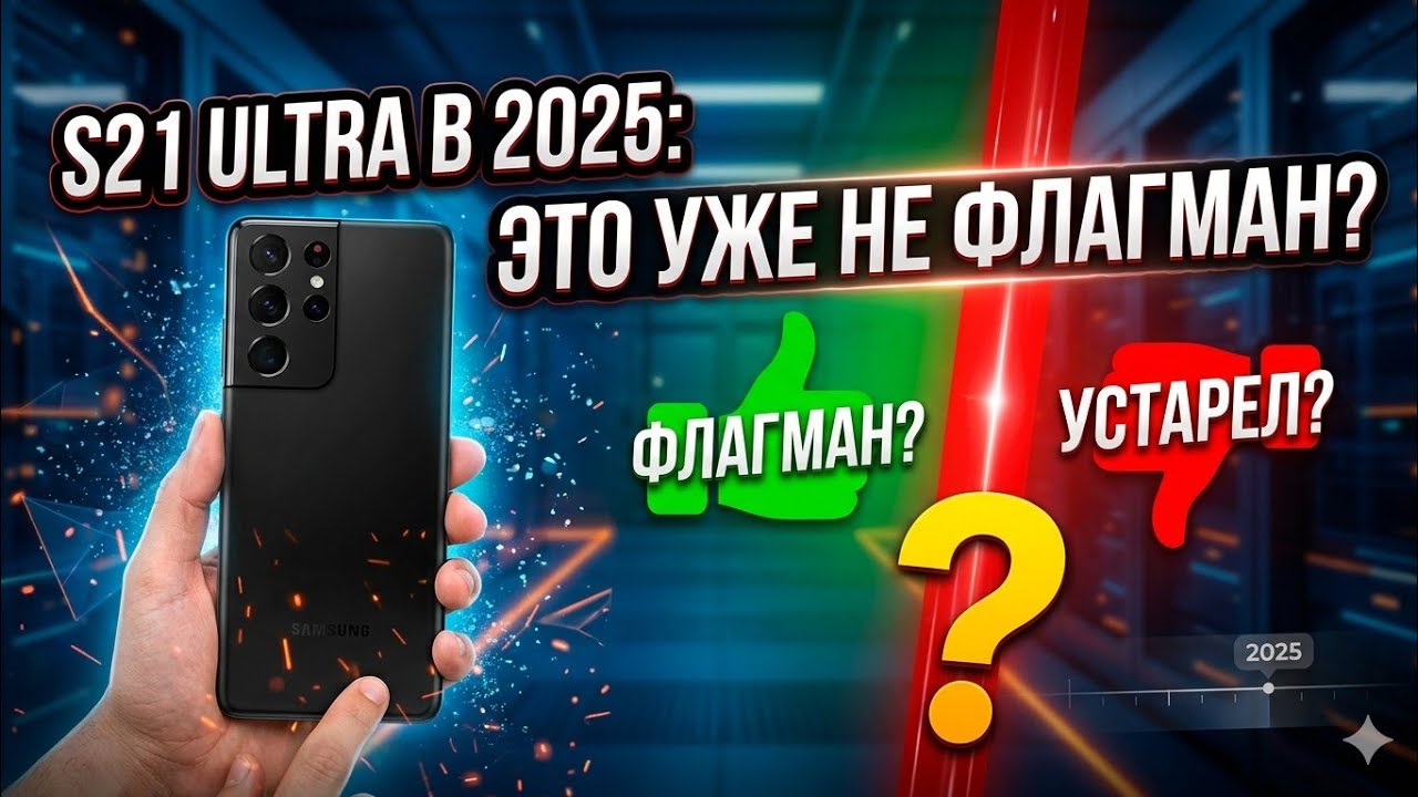 SAMSUNG S21 ULTRA В 2025 . ЛУЧШИЙ ФЛАГМАН СВОЕГО ВРЕМЕНИ
