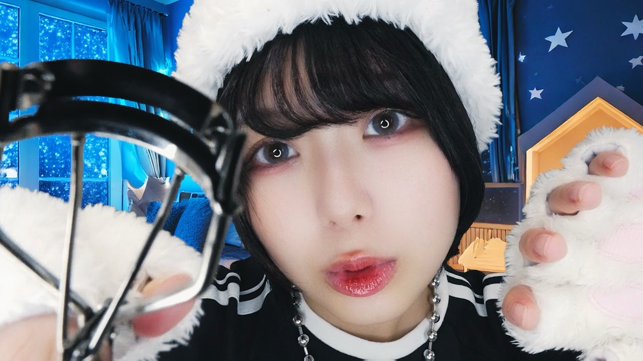 【ASMR】Милый волшебный зверёк делает тебе макияж 💄 Много звуков рта и ономатопеи