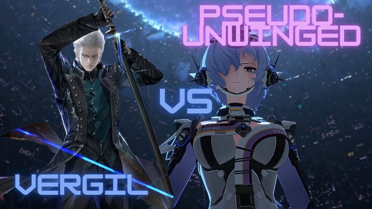 [Punishing:Gray Raven] It's Over !!! - Vergil VS Pseudo-Unwinged (Moineau) BOSS RUSH | NO DAMAGE