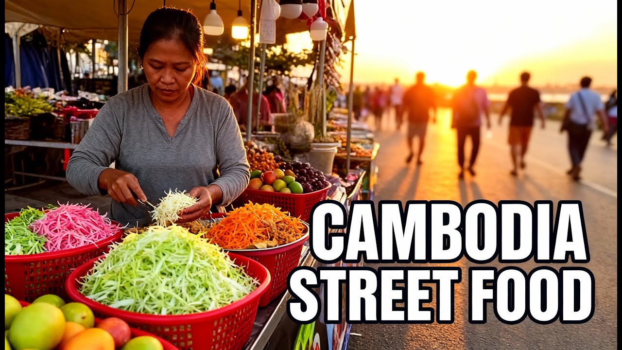 Unbelievable! Cambodian Street Food Tour! Phnom Penh City- Cambodia Food Market Collection 2026 #941