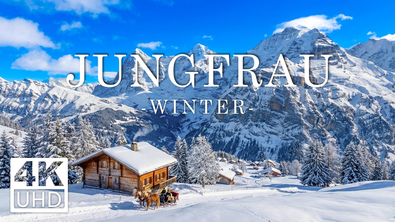 Jungfrau Winter 4K – Above the Clouds at Top of Europe, Ice Rivers & High Alpine Light