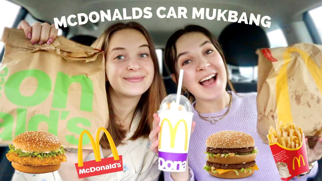 MCDONALDS CAR MUKBANG + Q&A MET MIJN ZUSJE