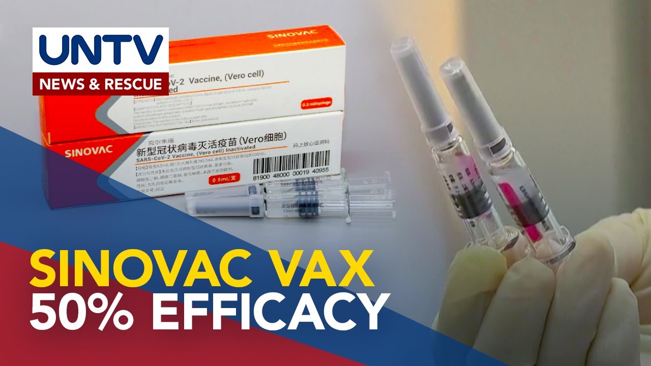 50% efficacy rate ng Sinovac vaccine, katanggap-tanggap pa rin &mdash; DOST