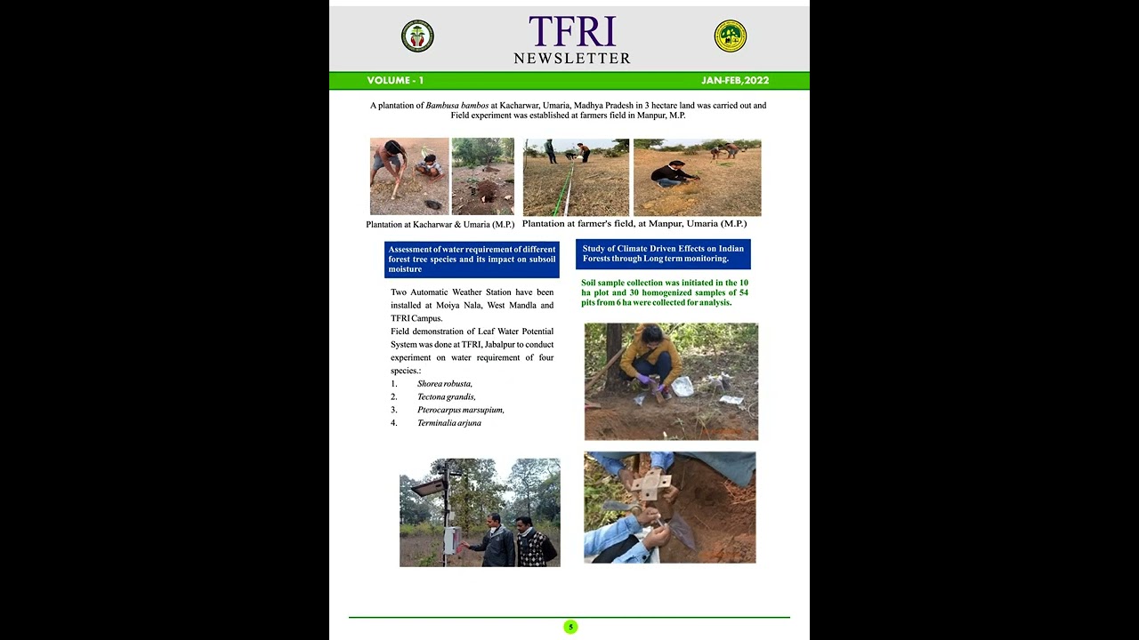 TFRI News Letter