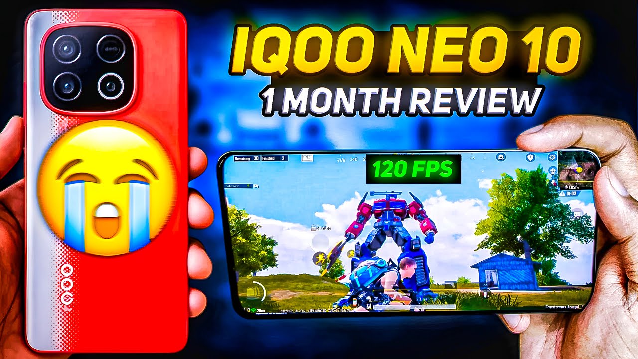 IQOO Neo 10 - 1 Month Gaming Review 😭 120 Fps Problem | IQOO Neo 10 Bgmi Test | IQOO Neo 10
