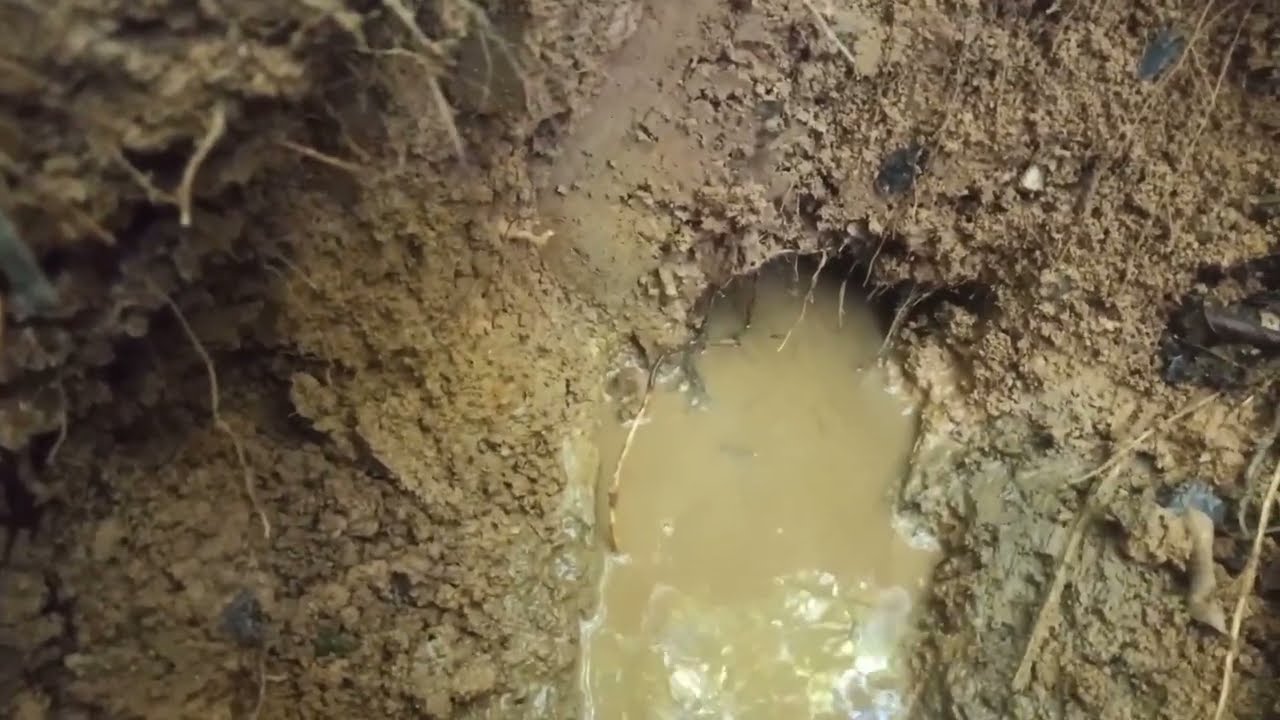 POÇO HORIZONTAL EM UMA GROTA CHEIA DE PEDRAS - PASSO A PASSO 