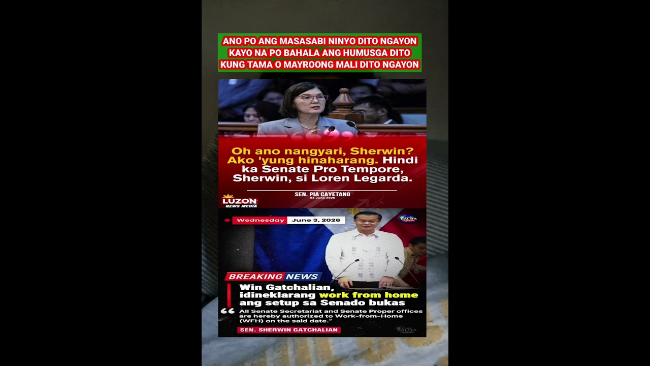 Senator Pia Cayetano pinalagan si Win Gatchalian.