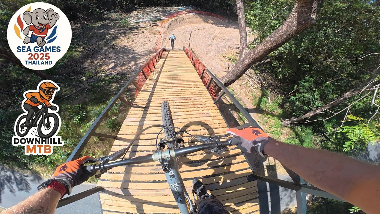 We Rode the SEA Games 2025 Downhill MTB Track in Thailand!
