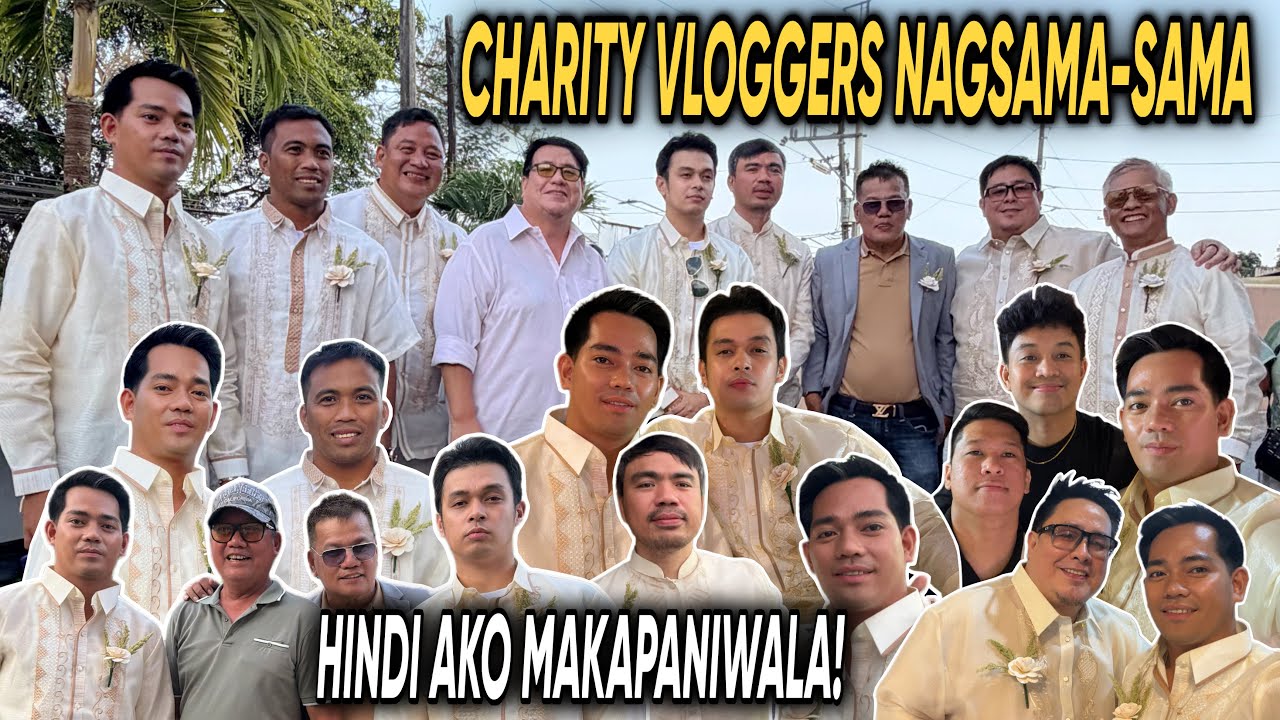 KILALANG MGA CHARITY VLOGGERS NA-MEET KO SA KASAL NI PAPADINZ TV!