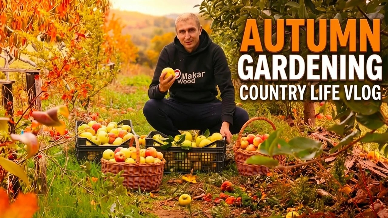 Autumn gardening and more. The life of young people in the countryside.