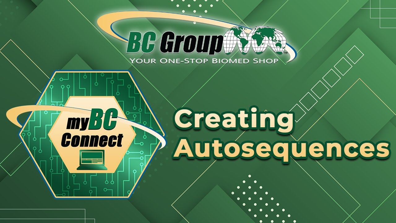myBC Connect - Creating Autosequences