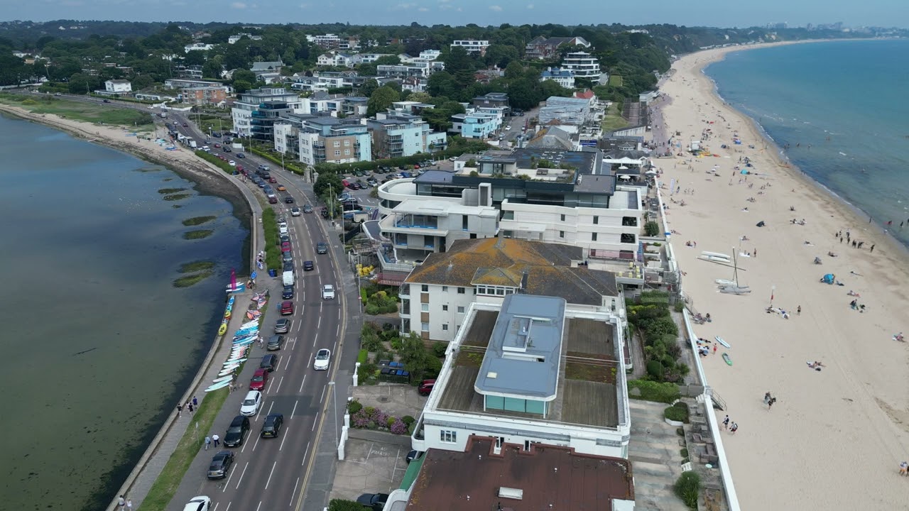 Sandbanks Dorset In All Its Glory By Air