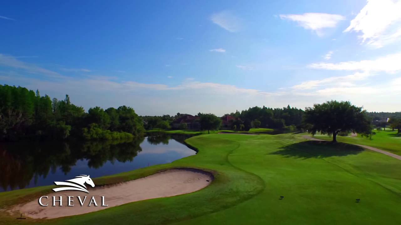 Florida Aerial Drone Video of Cheval Golf Course www.fastaerial.com