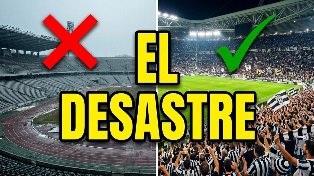 El estadio que casi ARRUINA a la Juventus