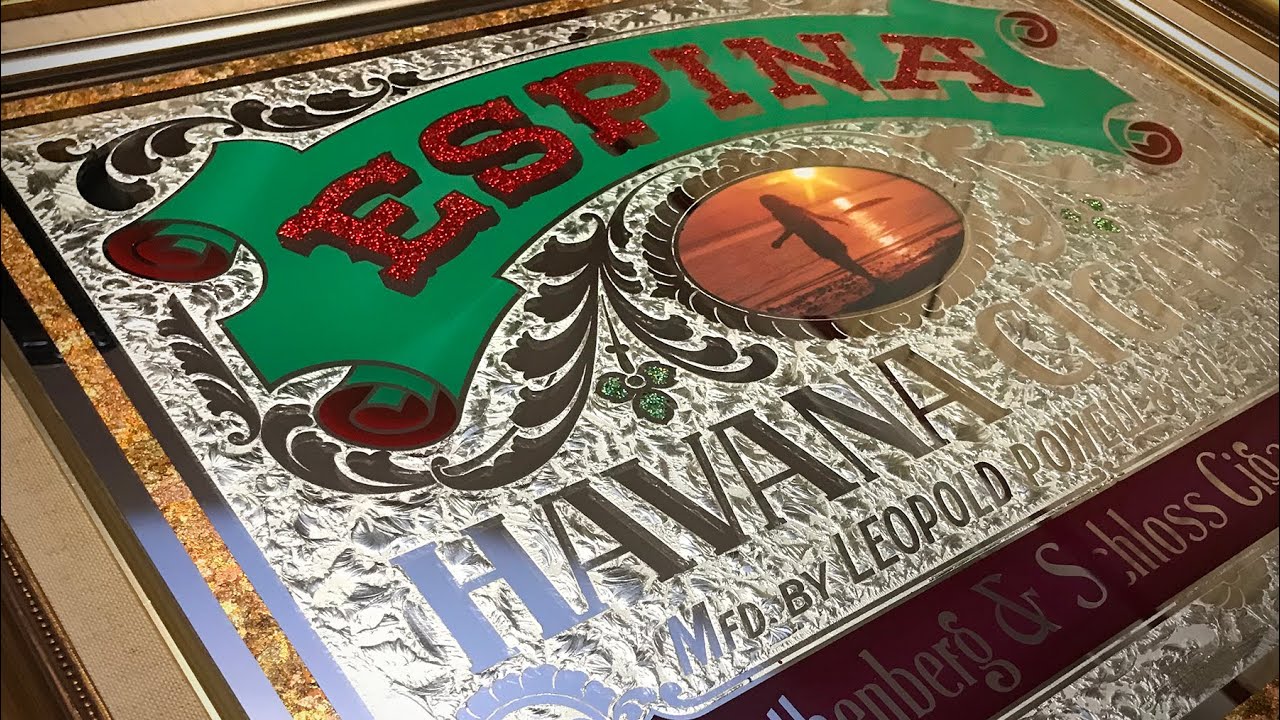 Add stunning gold elements to your sign. Reverse Glass Tutorial
