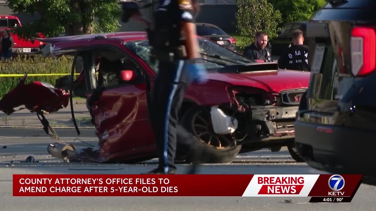 Omaha man accused in crash that killed two children faces upgraded charges