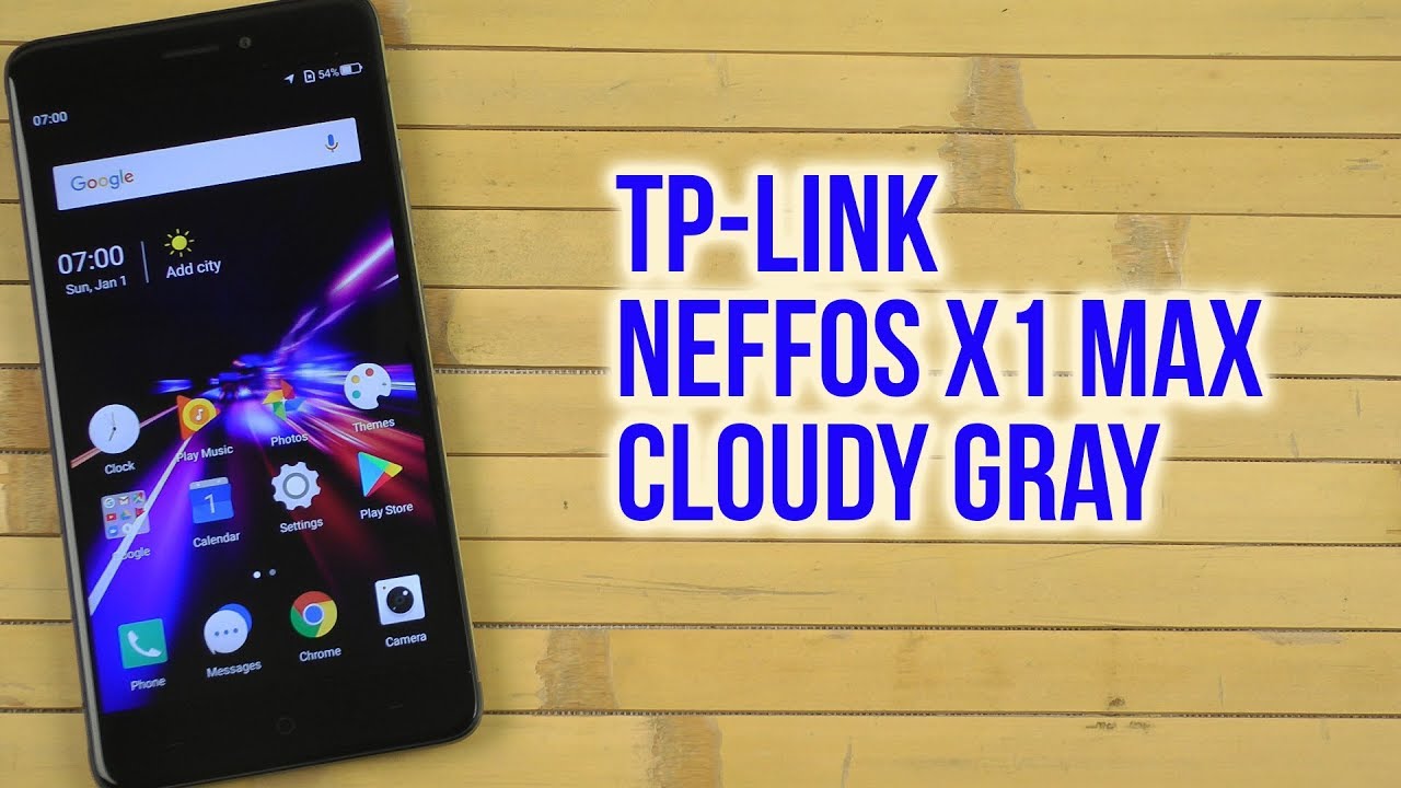 Распаковка TP-LINK Neffos X1 Max Cloudy Gray