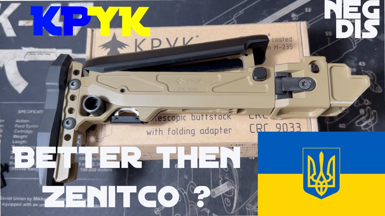 KPYK Ukrainian side folding stock CRC 5002 Better then Russian Zenitco ?