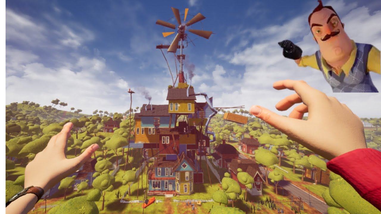 Hello neighbor but i have infinite jumps?