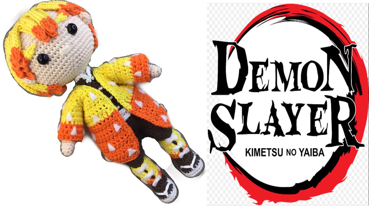 TUTORIAL | ZENITSU  Amigurumi parte 1(SUBS🇺🇸🇧🇷#zenitsucrochet #zenitsupasoapaso #demonslayer