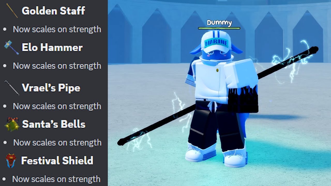 [GPO] ALL SWORD TO STRENGTH WEAPON CHANGES