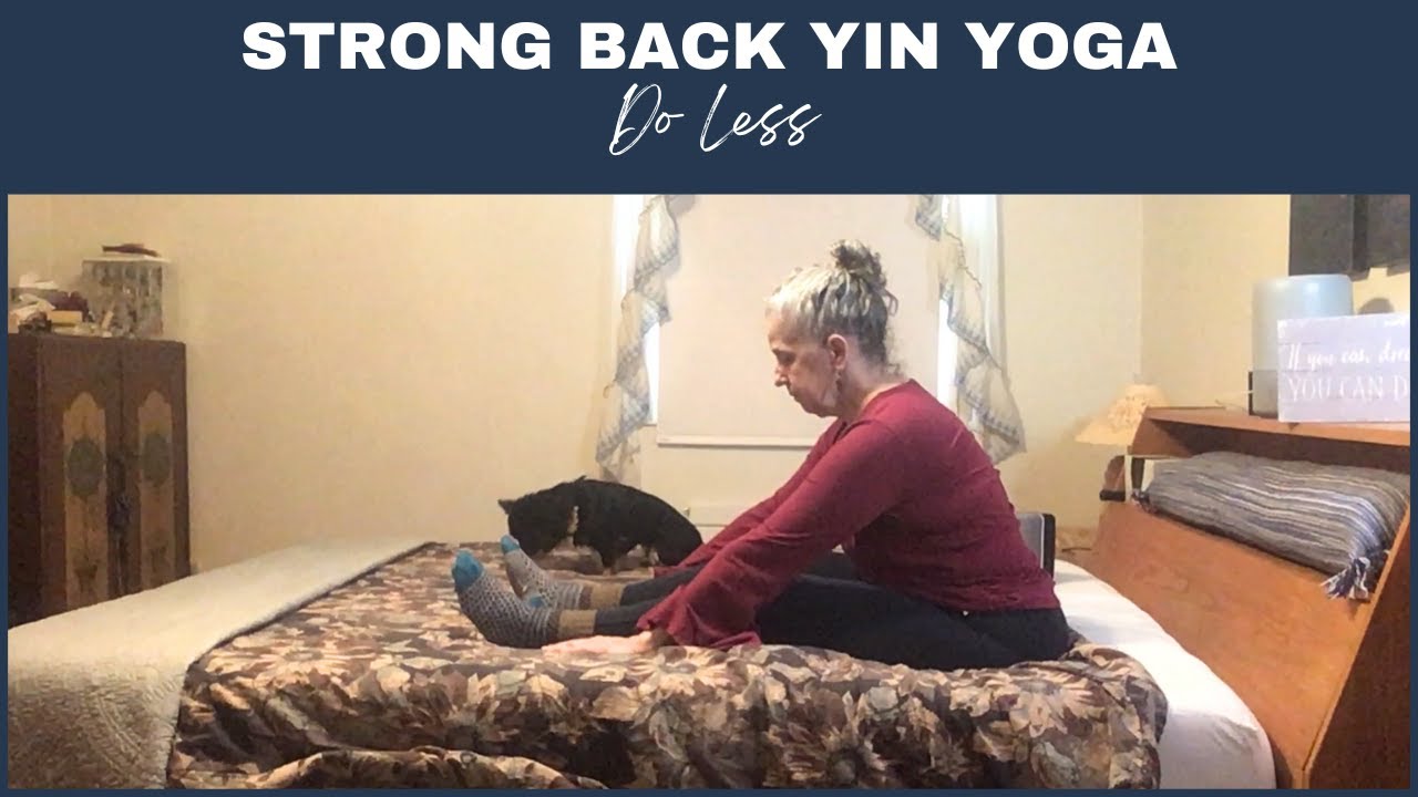 Strong Back Yin Yoga | Bedtime Yin Yoga | Winter & Water Element Yin  Yoga