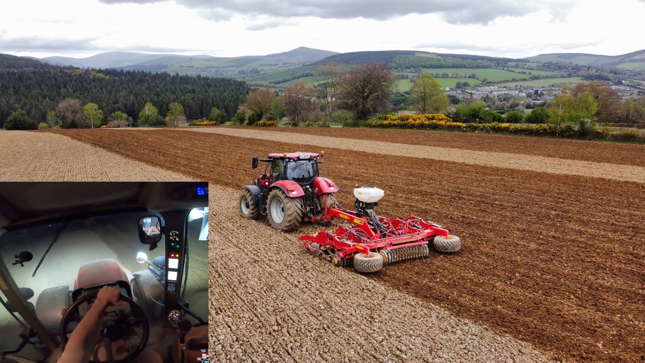 VÄDERSTAD CARRIER 420 DEMO! From Cooney Furlong Machinery!! ~ Case Maxxum 150! Wicklow, Ireland! 🇮🇪