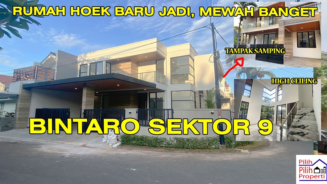 RUMAH BINTARO JAYA SEKTOR 9 RUMAH HOEK BARU JADI
