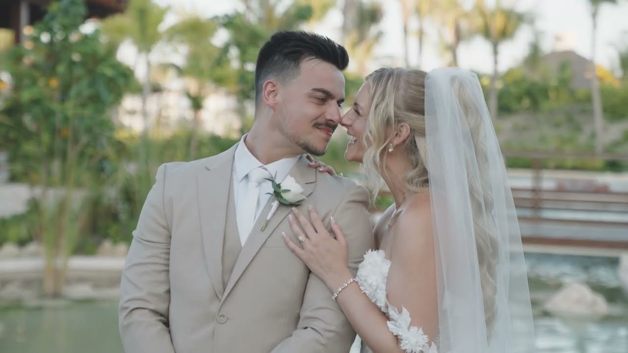 Wedding at Secrets Playa Blanca.  Alyssa and Jordan