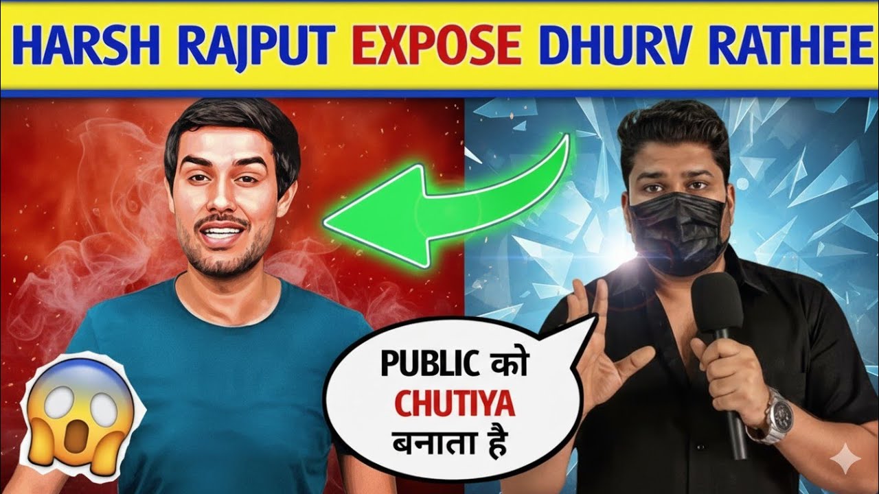 Harsh Rajput exposed Dhruv Rathee