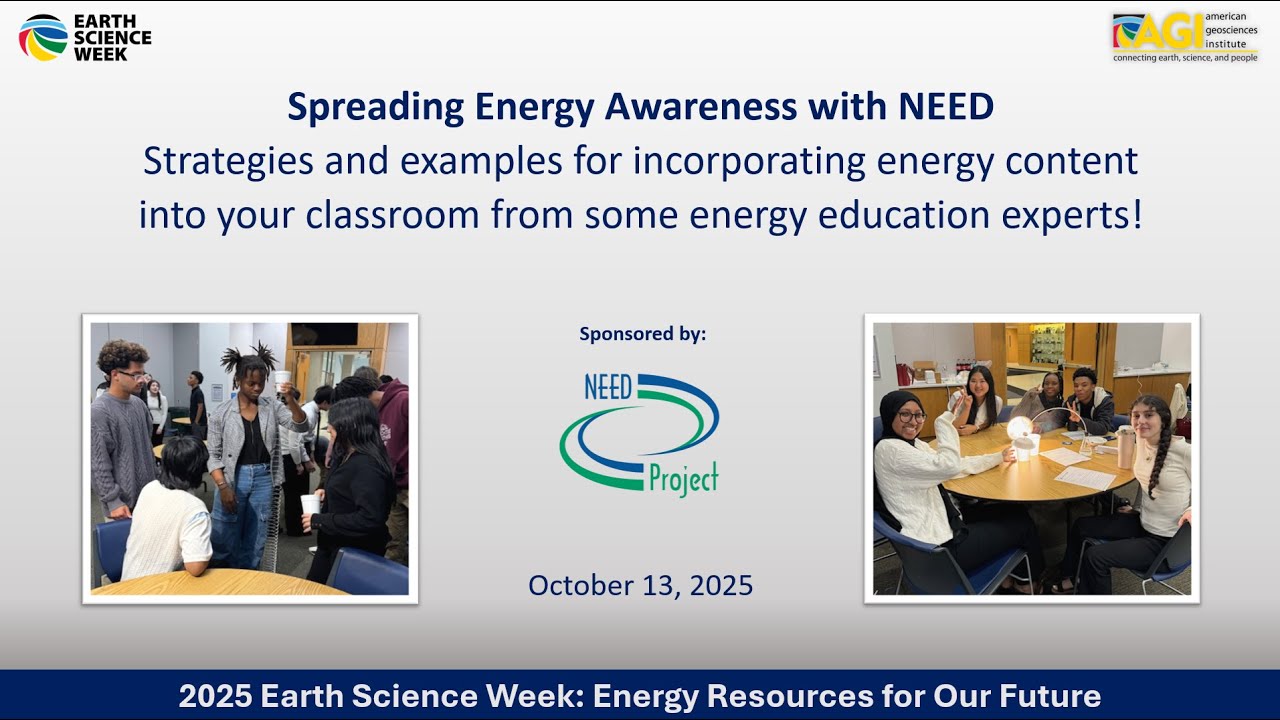 Spreading Energy Awareness with NEED–incorporating energy content into your classroom!