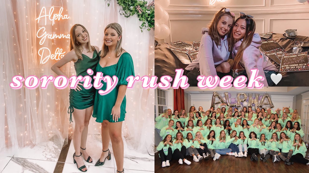 REALISTIC sorority rush week | Indiana University | Sarah Hunter