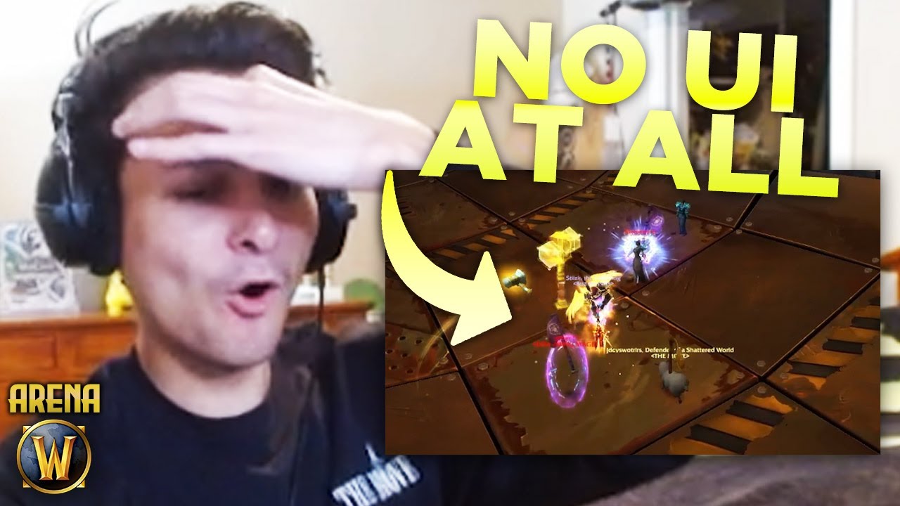 How Hard is it to Win Arena With NO UI? | Pikaboo WoW