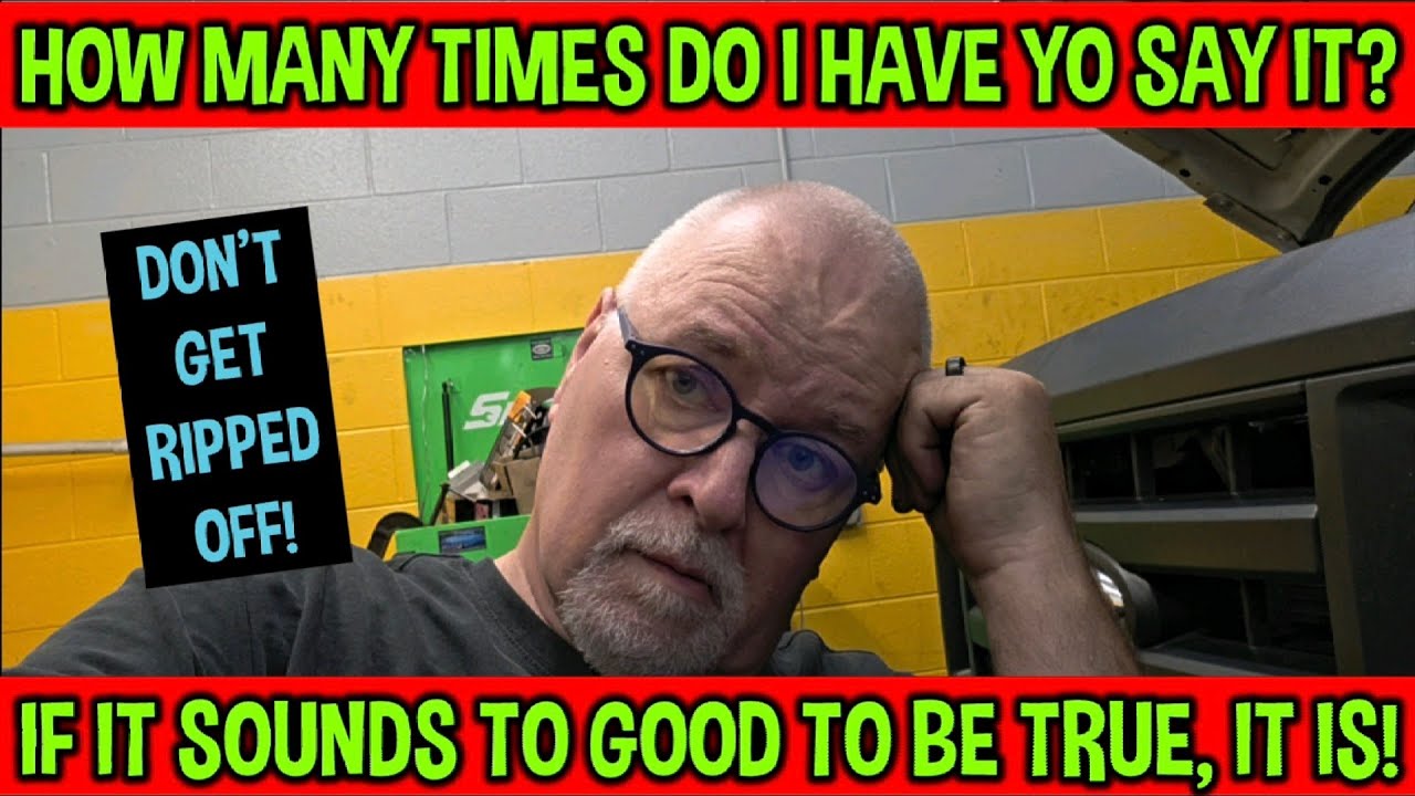 60K Mile Used Parts Scam!!! Don't Fall For It!!!