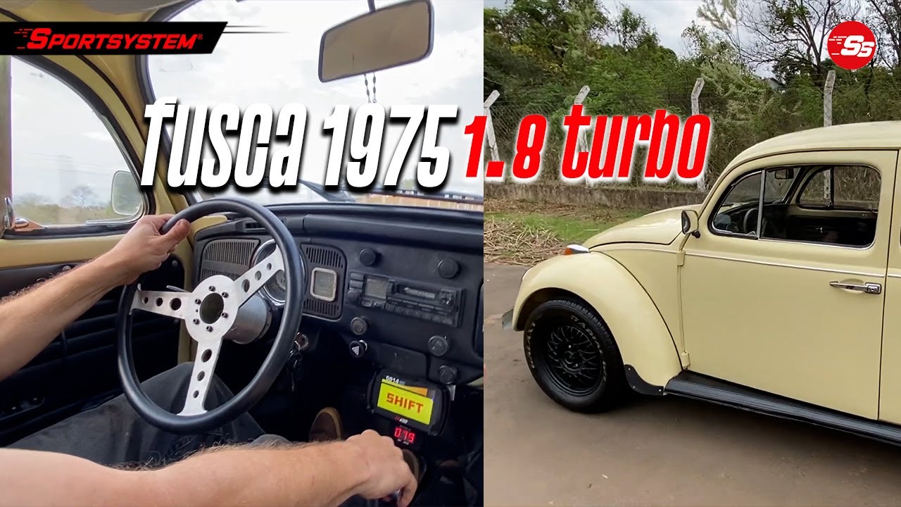 ACELERANDO O FUSCA TURBO 1.8