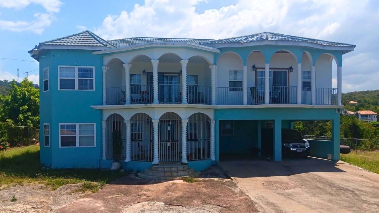 OCEAN VIEW 4 Bedroom 4 Bathroom House For Sale At Lookover Hill, Duncans Bay, Trelawny